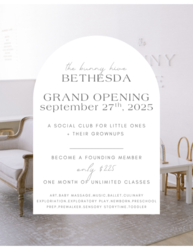The Bunny Hive Bethesda Grand Opening - September 27