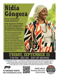 Nidia Gongora (From Columbia w/6 Pc. South American Band)