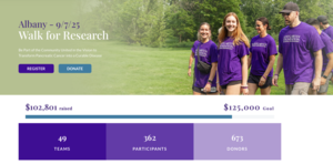 Albany Capital District Walk for Pancreatic Cancer Research