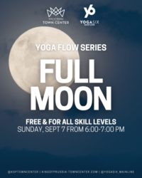 YogaSix Full Moon Yoga at the KOP Town Center