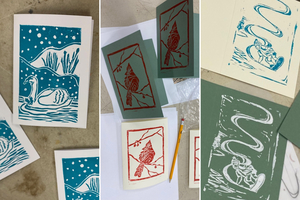 Holiday Card Linocut Workshop | Buffalo and Erie County Botanical Gardens