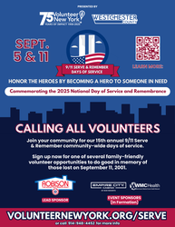 Volunteer New York! 15th Annual 9/11 Serve & Remember Day of Service