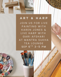 Art & Harp: An Afternoon of Live Painting and Harp Music in Carlsbad