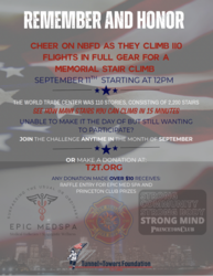 Epic MedSpa 9/11 Stair Climb Tribute and EXOMIND Launch Event