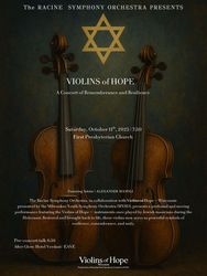 Racine Symphony Orchestra Violins of Hope