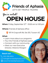 Friends of Aphasia Open House