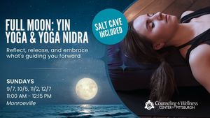 Full Moon Yin Yoga and Yoga Nidra with Salt Cave Session