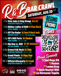 The R&B Bar Crawl Labor Day Weekend