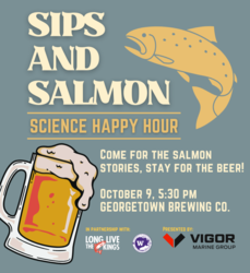 Sips and Salmon: Salmon and City Lights with USGS