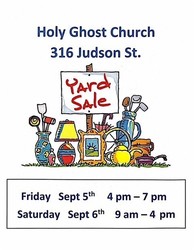 Holy Ghost Parish Yard Sale
