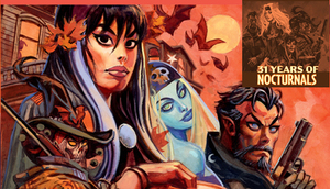 Dan Brereton signing his new Nocturnals Comic