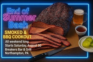 Smoked bbq cookout