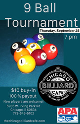9 Ball Tournament