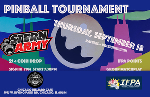 Stern Army Pinball Tournament