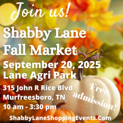 Shabby Lane Fall Market in Murfreesboro