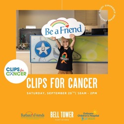 BELL TOWER TO HOST "CLIPS FOR CANCER & TOUCH-A-TRUCK"