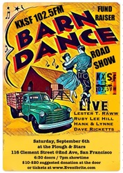 The Barn Dance Road Show: KXSF 102.5fm Benefit Concert