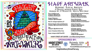 Artwalk Experience at the Haight Ashbury Street Fair 2025
