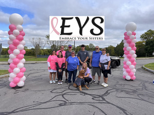 Embrace Your Sisters Positively Pink in Pittsford Walk