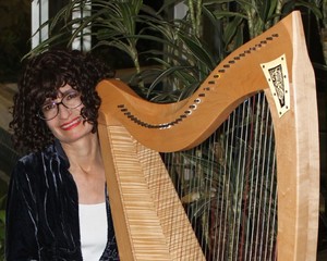 Harpist Vanessa Myers Plays for Foothills ArtWalk Event