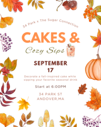 Cake & Cozy Sips at 34 Park