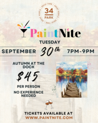 Paint Nite: Autumn at the Dock II at 34 Park