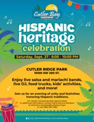 The Town of Cutler Bay Presents: Hispanic Heritage Celebration
