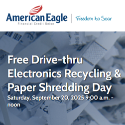 Free Shred & Electronics Recycling in East Hartford - September 20