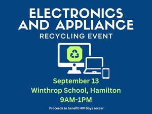 HWRHS Electronics & Appliance Recycling Fundraiser