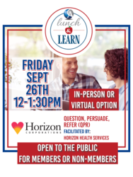 Question, Persuade, Refer Certification with Horizon Health Services (FREE, HYBRID)