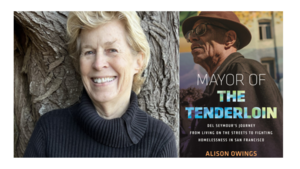 Alison Owings & Del Seymour with Kevin Fagan - Mayor of the Tenderloin