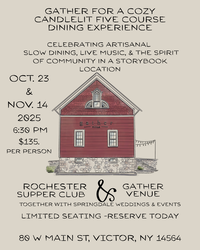 Gather For A Cozy Candlelit 5 Course Dining Experience