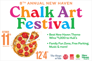 8th Annual New Haven Chalk Art Festival — Saturday, October 11, 12–4 pm
