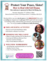 Black Girl Rising,Inc Protect Your Peace, Sister Conference: How to Deal with Girl Drama