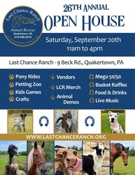 26th Annual Open House at Last Chance Ranch Animal Rescue