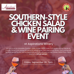 Southern-Style Chicken Salad & Wine Pairing Event