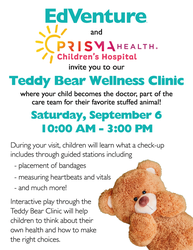 EdVenture's Teddy Bear Clinic Presented by Prisma Health