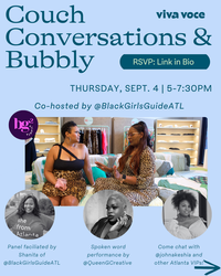 Viva Voce Pop-up Couch Conversations & Bubbly