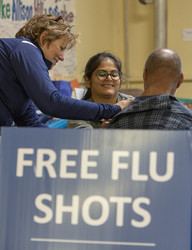 Free flu shot clinics-Lebanon High School