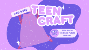Teen Bag Decorating Program, Wednesday, September 24 from 4-6 p.m., Ages 13-18