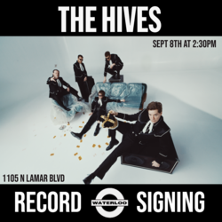 THE HIVES Record Signing