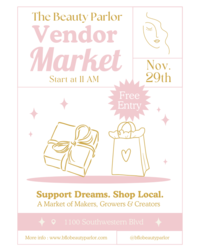 Small Business Saturday Market @ The Beauty Parlor
