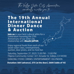 Vallejo Sister City Association's 19th Annual International Dinner & Auction