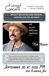 UUCB Casual Concert: Tom Robert