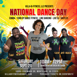 National Dance Day with Killa-B-Fitness