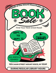 Mount Kisco Public Library Booksale 9/10-13