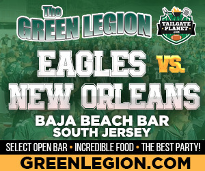 Eagles vs. New Orleans - South Jersey Eagles Tailgate at Baja Beach in Berlin