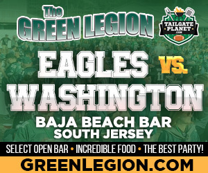 Eagles vs. Washington - South Jersey Eagles Tailgate at Baja Beach in Berlin