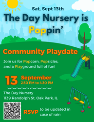 Community Playdate at the Day Nursery!!
