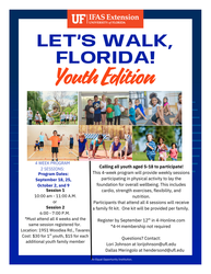 Let's Walk Florida: Youth Edition- Morning Session